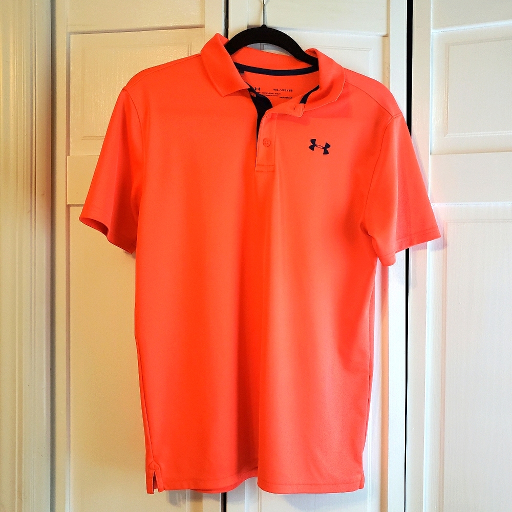 Under Armour Heat Gear Loose Polo Golf  Boys XL